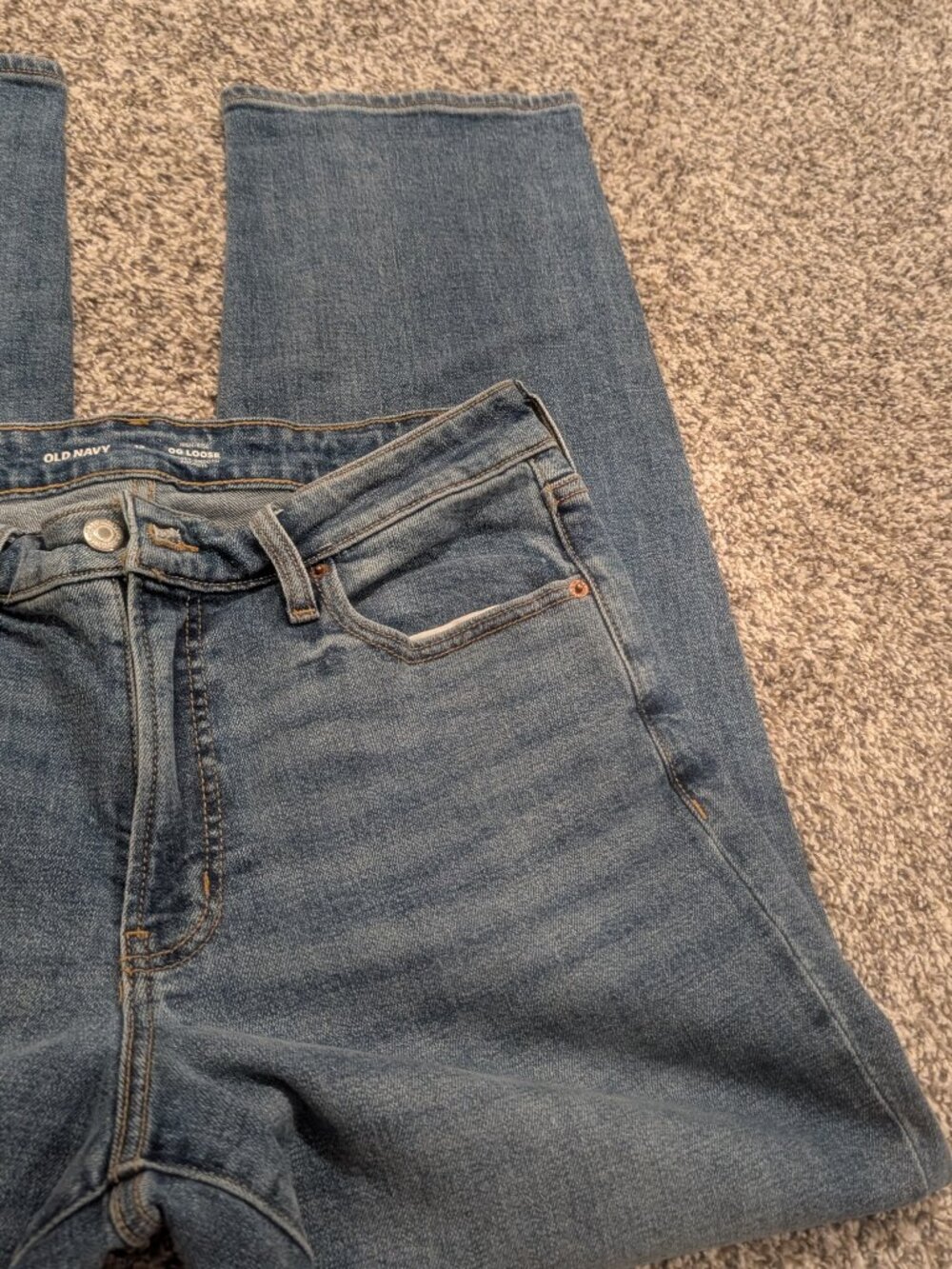 Old Navy High-Waisted O.G. Straight Jeans - Size 12 - Picture 7 of 10